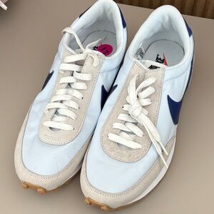 Nike Light Blue and Navy Sneakers